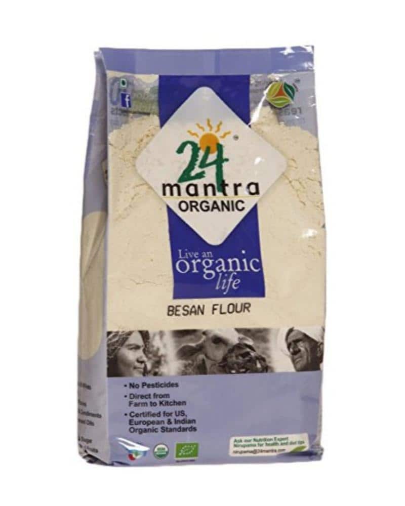24 Mantra Organic Besan Flour / Gram Flour / Chickpea Flour 24 Mantra  Flour, 24 Mantra Organic Besan Flour, 24 Mantra Organic Chickpea Flour, 24 Mantra Organic Gram Flour, Besan Flour, Chickpea Flour, Gram Flour, Organic Besan Flour, Organic Chickpea Flour, Organic Gram Flour 