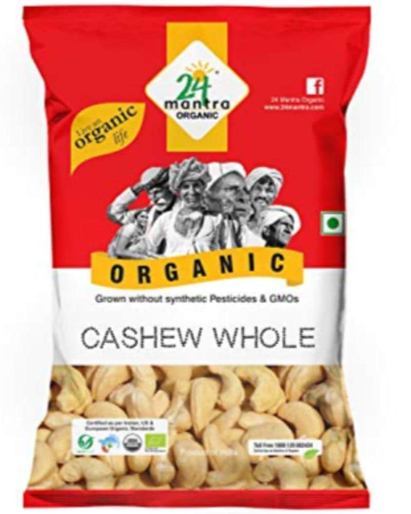 24 Mantra Organic Cashew Whole 24 Mantra Cashew, 24 Mantra Organic Cashew Whole, Cashew, Cashew Whole, Organic Cashew 