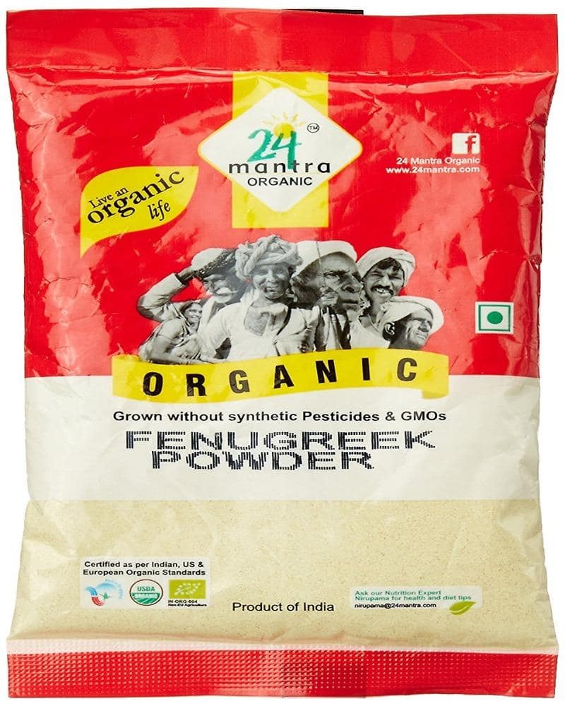 24 Mantra Organic Fenugreek Powder 24 Mantra Masala, 24 Mantra Organic Fenugreek Powder, 24 Mantra Organic Masala, Fenugreek, Fenugreek Powder, Organic Fenugreek Powder 