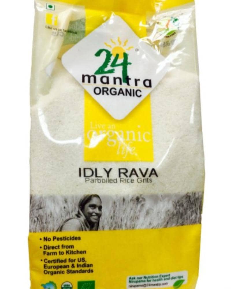 24 Mantra Organic Idli Rava (Cream of Rice) 24 Mantra Organic Idli Rava, 24 Mantra Organic Idli Rava (Cream of Rice), Idli Rava, Organic Idli Rava 