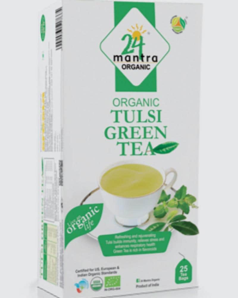 24 Mantra Organic Tulsi Green Tea 24 Mantra Organic Green Tea Bags, 24 Mantra Organic Tea, 24 Mantra Organic Tulsi Green Tea, 24 Mantra Tea, Green Tea, Organic Green Tea, Organic Tulsi Green Tea, Tulsi Green Tea 