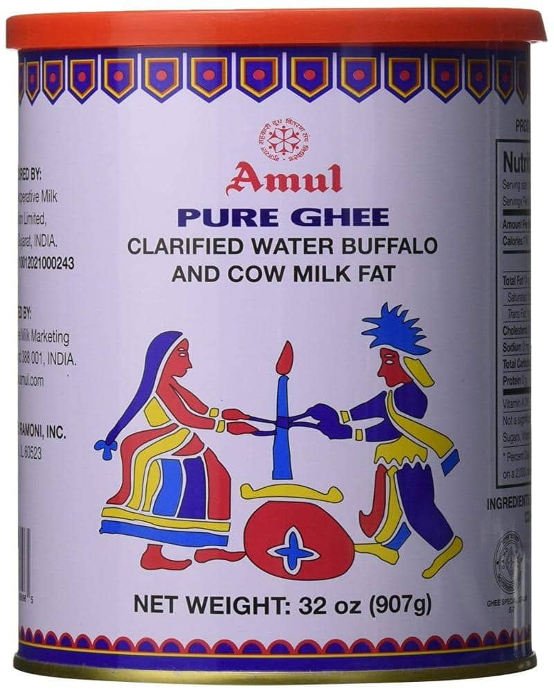 Amul Pure Cow Ghee - Clarified Butter - 1 Litre (905 Grams) – Global ...