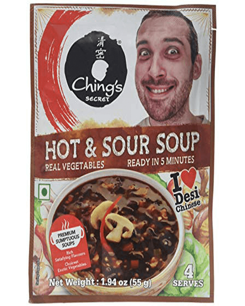 Ching's Hot & Sour Vegetable Soup -55gm Ching's Hot & Sour Vegetable Soup, Chings, Hot & Sour Vegetable Soup, Soup, Vegetable Soup 