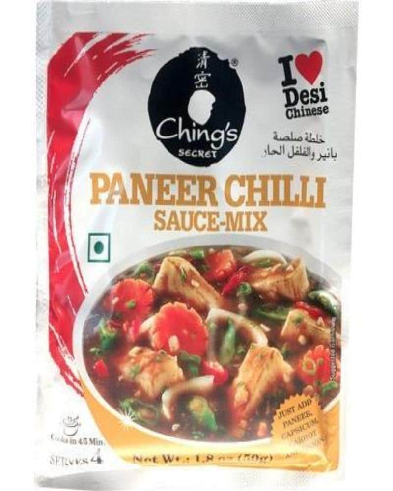 Ching's Secret Paneer Chilli Sauce Mix - 50 gm Ching's Secret Paneer Chilli Sauce Mix, Chings Paneer Chilli Sauce Mix, Paneer Chilli Sauce Mix 