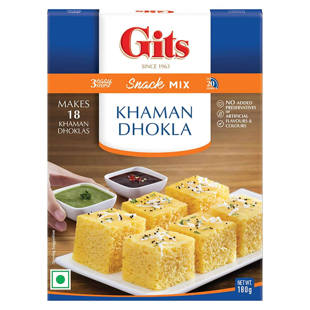 Gits Khaman Dhokla-200gm Dhokla, Dhokla Mix, Gits Dhokla, Gits Dhokla Mix 
