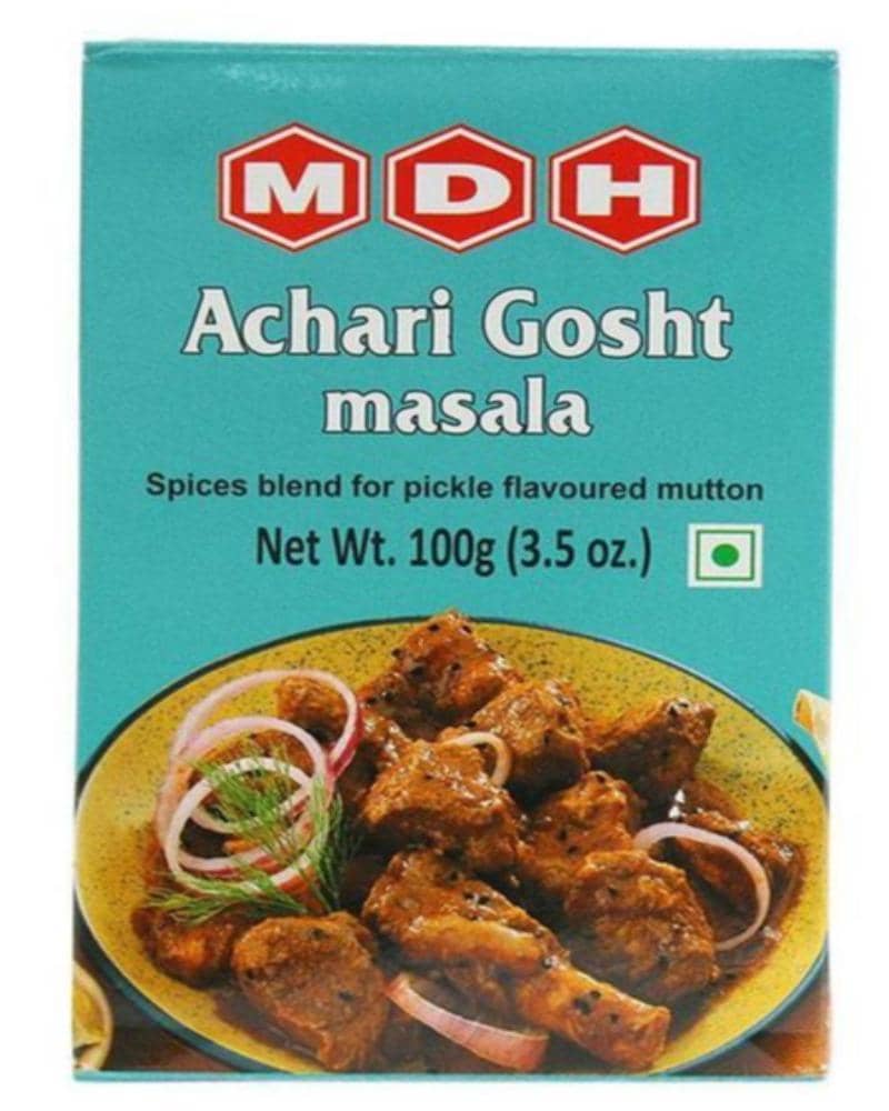 MDH Achari Gosht Masala -100 gm MDH, mdh achari gosht masala, mdh achari masala, mdh chicken masala, mdh masala 