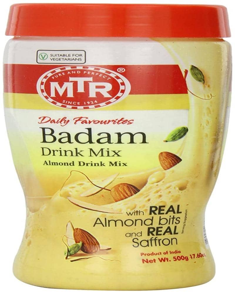 MTR Badam Drink Mix badam drink mix, drink, indian drink, milk drink, mtr 