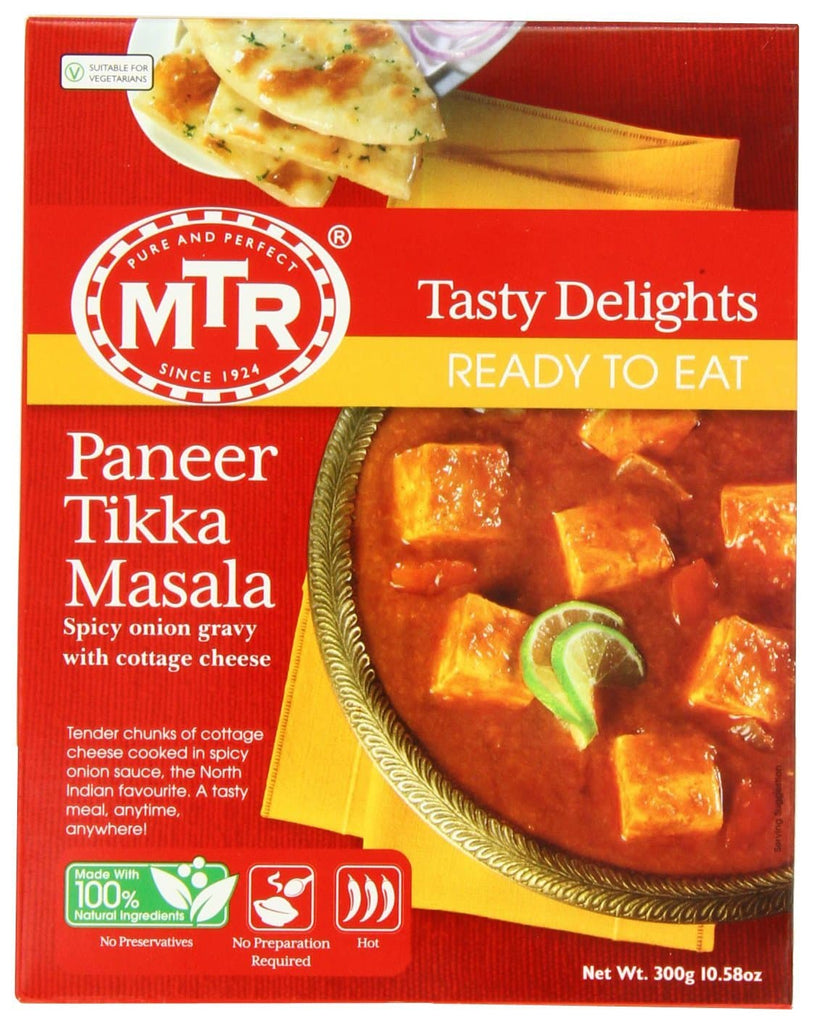 MTR Ready to Eat - Paneer Tikka Masala curry, indian curry, indian meal, MTR, Mtr ready to eat, paneer, paneer butter masala, Paneer Makhani, paneer tikka masala, Shahi Paneer 