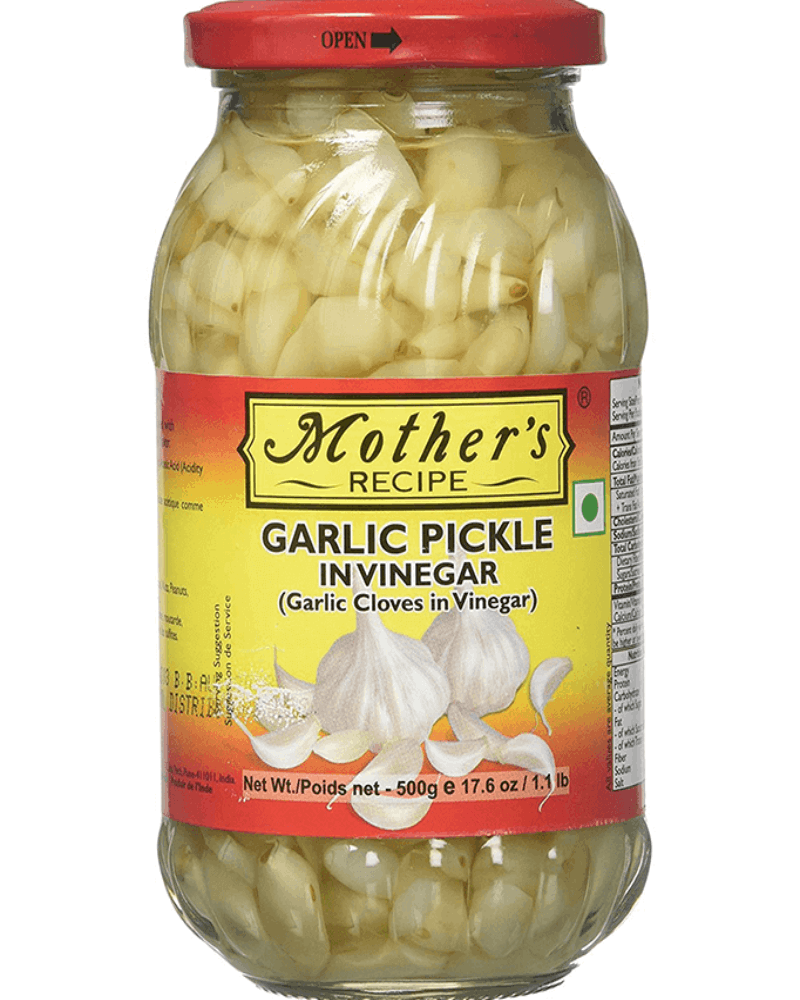 Mother's Recipe Garlic Pickle in Vinegar aachar, Garlic, Indian pickles, Mothers Recipe Garlic Pickle, Mothers Recipe Garlic Pickle in Vinegar 