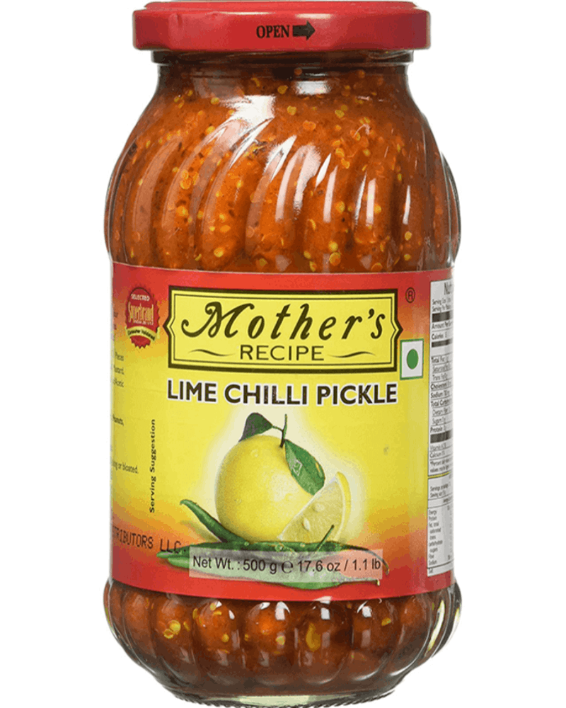 Mother's Recipe Lime & Chili Pickle aachar, indian pickle, lime pickle, Mother's Recipe Lime & Chili Pickle, mothers recipe, nimbu aachar 