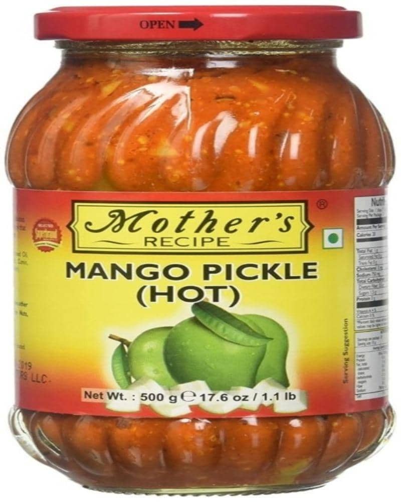 Mother's Recipe Mango Pickle - Hot aachar, mango pickle, Pickle 