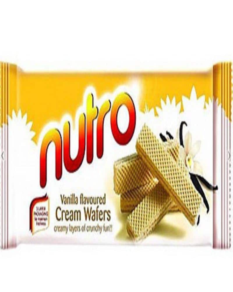 Nutro Vanilla Flavoured Cream Wafers Cream Wafers, Nutro  Wafers, Nutro Vanilla Flavoured Cream Wafers, Vanilla Cream Wafers 