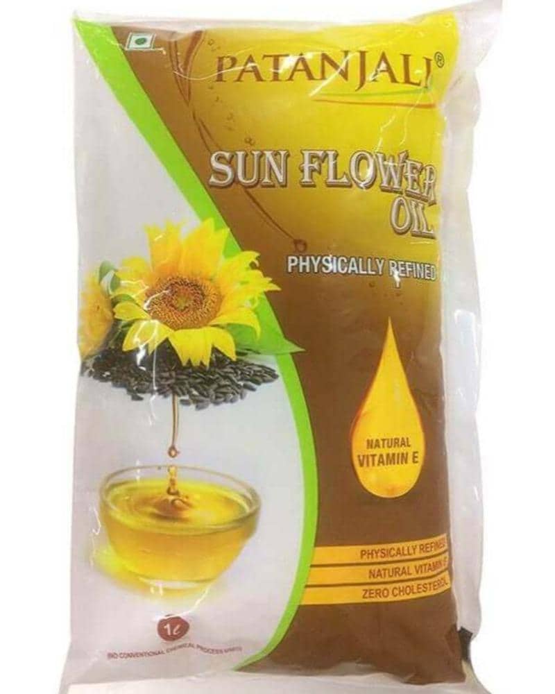 Patanjali Sun Flower Oil Patanjali  Oil, Patanjali Sun Flower Oil, Sun Flower Oil 