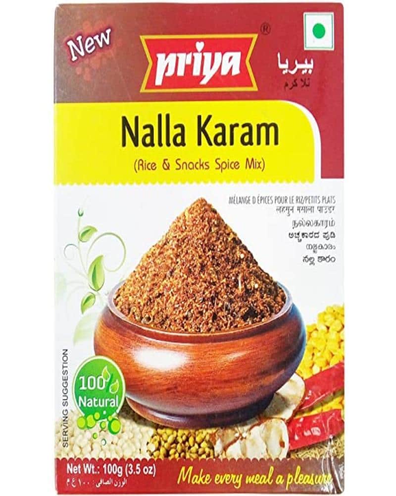 Priya Nalla Karam - Rice & Snacks Spice Mix priya masala, Priya Nallakaram, Priya Nallakaram - Rice & Snacks Spice Mix, Rice & Snacks Spice Mix 