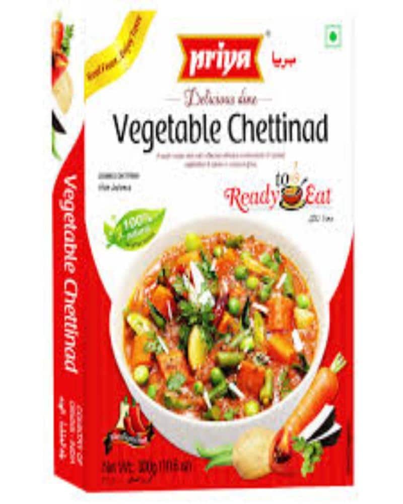 Priya Ready to Eat - Vegetable Chettinad Chettinad, priya, priya masala, Priya Vegetable Chettinad, Vegetable Chettinad 