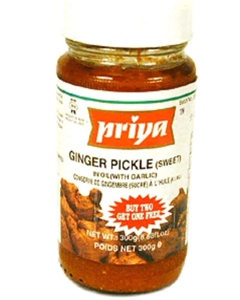 Priya Sweet Ginger Pickle aachar, Ginger Pickle, Priya Sweet Ginger Pickle With Garlic, Sweet Ginger Pickle 