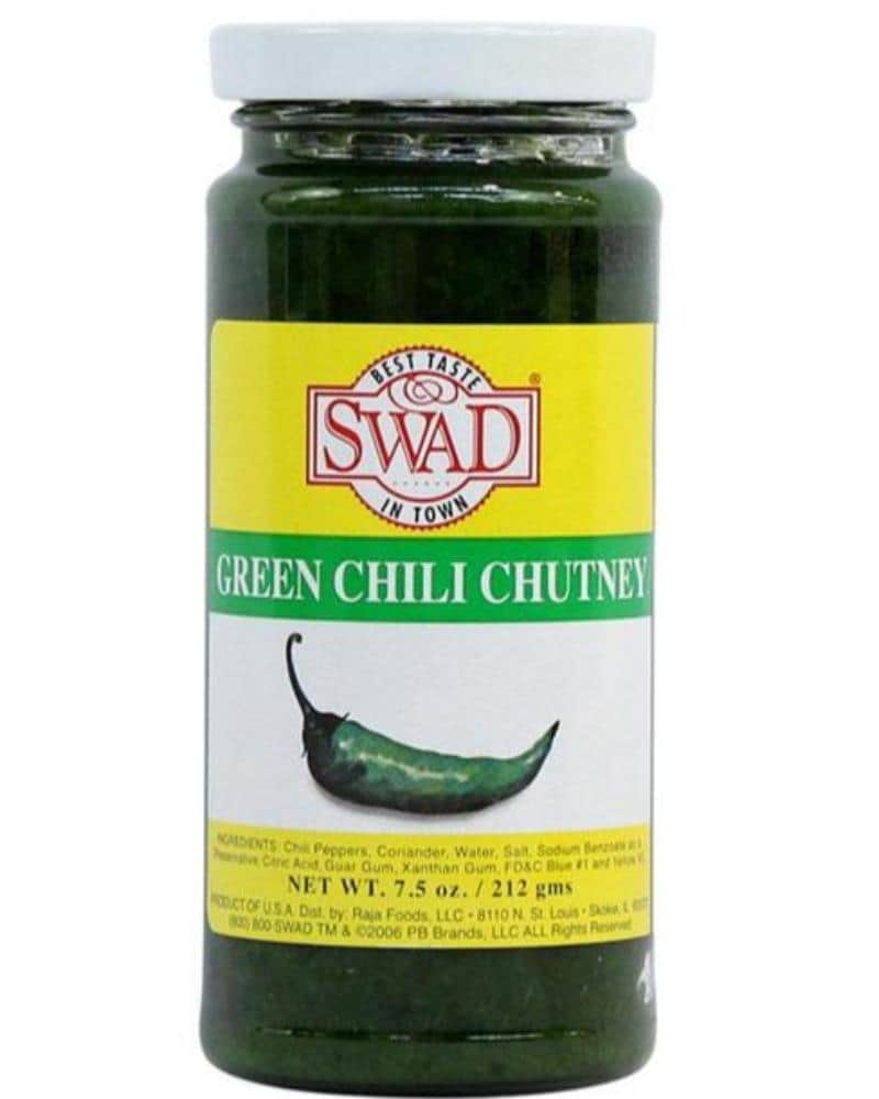 Swad Green Chilli Chutney Green Chilli Chutney, Swad Chutney, Swad Green Chilli Chutney 