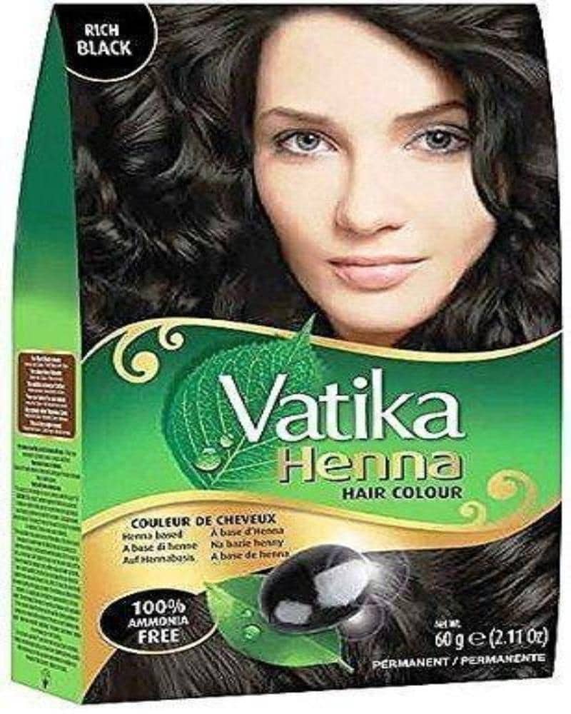 Vatika Henna Hair Colors - Rich Black Vatika Hair Colors, Vatika Henna Hair Colors - Rich Black, Vatika Rich Black 