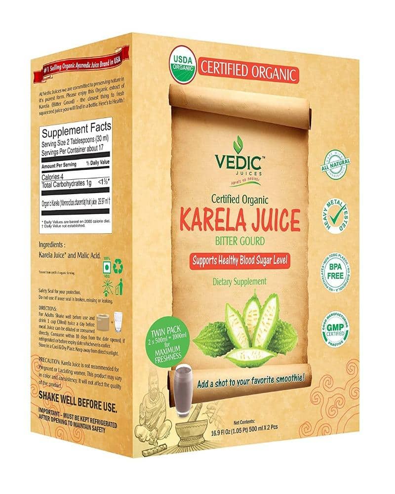 Vedic Organic Karela Juice Karela Juice, Vedic Karela Juice 
