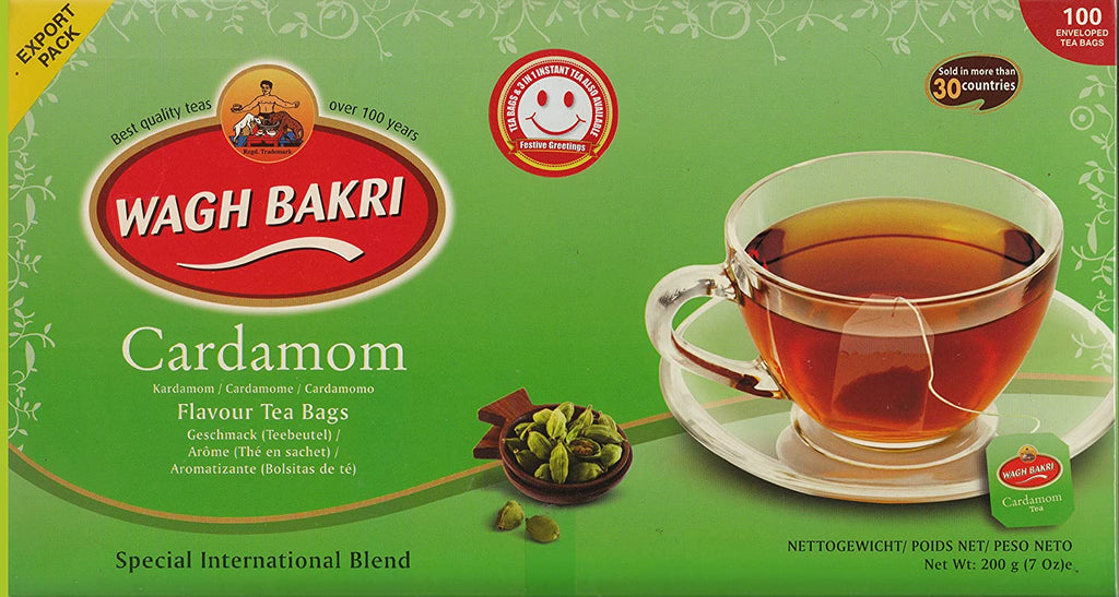 Wagh Bakri Cardamom Tea Bags Cardamom Tea Bags, Wagh Bakri Cardamom Tea Bags, Wagh Bakri Tea Bags 