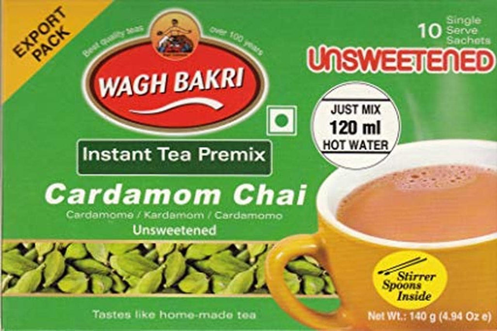 Wagh Bakri Unsweetened Cardamom Tea (Instant Pre-Mix) Unsweetened Cardamom Tea (Instant Pre-Mix), Wagh Bakri Unsweetened  Tea, Wagh Bakri Unsweetened Cardamom Tea (Instant Pre-Mix) 