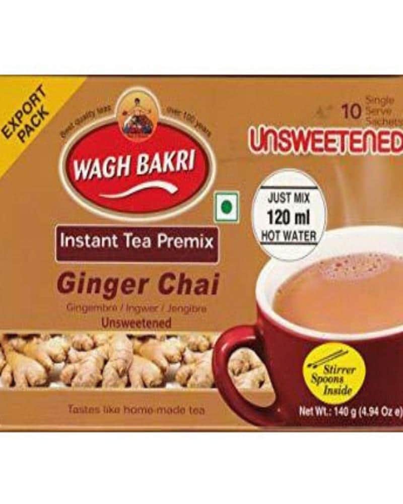 Wagh Bakri Unsweetened Ginger Chai Unsweetened Ginger Chai, Wagh Bakri Chai, Wagh Bakri Unsweetened Ginger Chai 